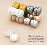 Hijab Magnet Pins Anti Slip Brooches for Women Clothes Collar Headscarf