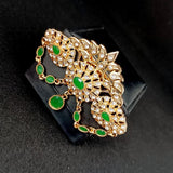 Moroccan Crystal Brooch Plated Pendant Wedding Jewelry