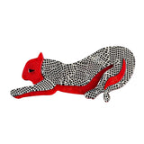 FishSheep Acrylic Leopard Brooch Resin Animal Lion Tiger Pins