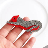 FishSheep Acrylic Leopard Brooch Resin Animal Lion Tiger Pins