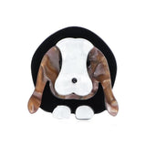 Acrylic Rabbit Brooch for Women Men Sitting Pet Pin Jewelry