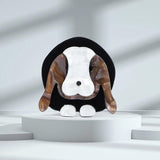 Acrylic Rabbit Brooch for Women Men Sitting Pet Pin Jewelry