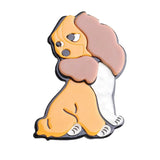 Acrylic Dog Brooches Women Girl Animal Lapel Pins Hat Dress Party Jewelry