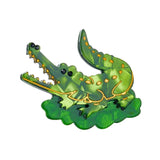 Acrylic Cartoon Crocodile Brooch for Kids
