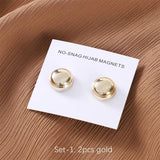Stylish Pearl Hijab Magnet Pin Anti-skid Brooch