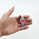 Acrylic Girl Figure Brooches and Pins For Women