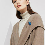 Ginkgo Leaf Brooch Pin Women Accessories Broche