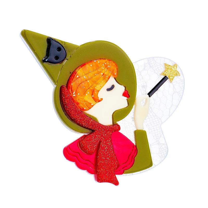 Arrival Girl Shape Women's Brooch Acrylic Material