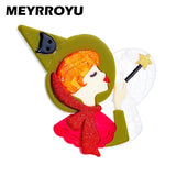 Arrival Girl Shape Women's Brooch Acrylic Material