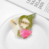 Arrival Girl Shape Women's Brooch Acrylic Material