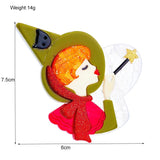 Arrival Girl Shape Women's Brooch Acrylic Material