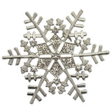 Large Snowflake Brooch Sparkling Crystal Rhinestones Women Gift
