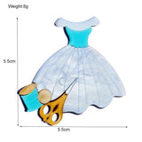 Woman Brooch Acrylic Material Stylish Women's Office Casual Jewelry