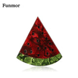 Summer Watermelon Brooch Fruit Jewelry for Women Girls