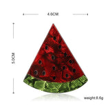 Summer Watermelon Brooch Fruit Jewelry for Women Girls