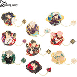 Jujutsu Kaisen Anime Metal Button Brooches Enamel Pins