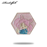 Sweet Round Girl Enamel Pin