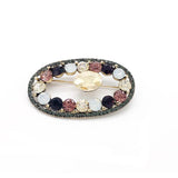 Micro-inlaid Japanese & Plant Leaf Shape Brooch Clothing Accessories Gift