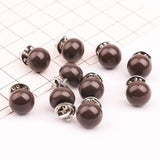 10Pcs/Bag Dream Pearl Brooch Set Colourful Lapel Pin Sweater Accessories