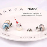 10Pcs/Bag Dream Pearl Brooch Set Colourful Lapel Pin Sweater Accessories