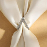 Letter Brooch Pin Silk Scarf Buckle Brooches For Woman