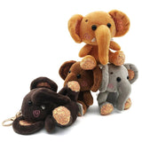 Elephant Plush Doll Keychain Cute Cartoon Pendant