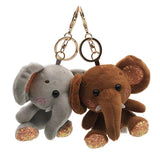 Elephant Plush Doll Keychain Cute Cartoon Pendant