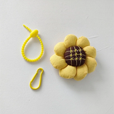 Woman Keychain Sun Flower Cell Phone Pendant Car Key Chain Gift