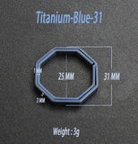 Titanium Alloy Burn Key Ring Keychain