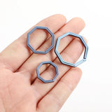 Titanium Alloy Burn Key Ring Keychain