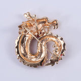 Ethnic Dragon Brooch 4 Animal Corsage Coat Suit Scarf Buckle Pins Jewelry