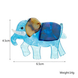 Cute Elephant Brooch for Women Kids - Birthday Badges Jewelry Gift