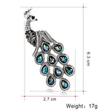 Abalone Shell Peacock Brooch All-match Temperament Corsage