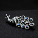 Abalone Shell Peacock Brooch All-match Temperament Corsage