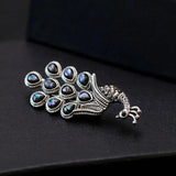 Abalone Shell Peacock Brooch All-match Temperament Corsage