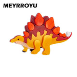 Dinosaur Shape Woman Brooch Acrylic Female Pins Casual Jewelry