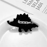 Dinosaur Shape Woman Brooch Acrylic Female Pins Casual Jewelry