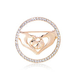 Enamel Pins Women Dress Corsag