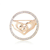 Enamel Pins Women Dress Corsag