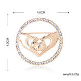 Enamel Pins Women Dress Corsag
