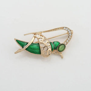 Grasshopper Insects Brooch Set for Winter Sweater Coat
