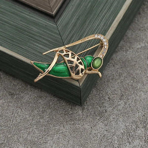 Grasshopper Insects Brooch Set for Winter Sweater Coat