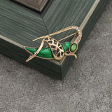 Grasshopper Insects Brooch Set for Winter Sweater Coat