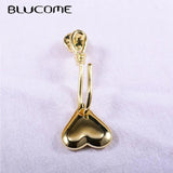 Heart Shape Brooch Pin for Suit Hijab Girls