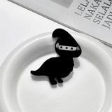 Pink Dinosaur Acrylic Women's Brooch