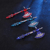 Alloy Lapel Pins Jewelry Men Women Wedding Party Punk Rhinestone Brooches