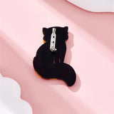 Fox Shape Brooch Acrylic Animal Cartoon Birthday Gift