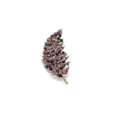 High-end Zircon Leaf Brooch for Women Jewelry