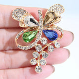 MOZOG Butterfly Brooch Lapel Pin Alloy Ornament Jewelry Decoration