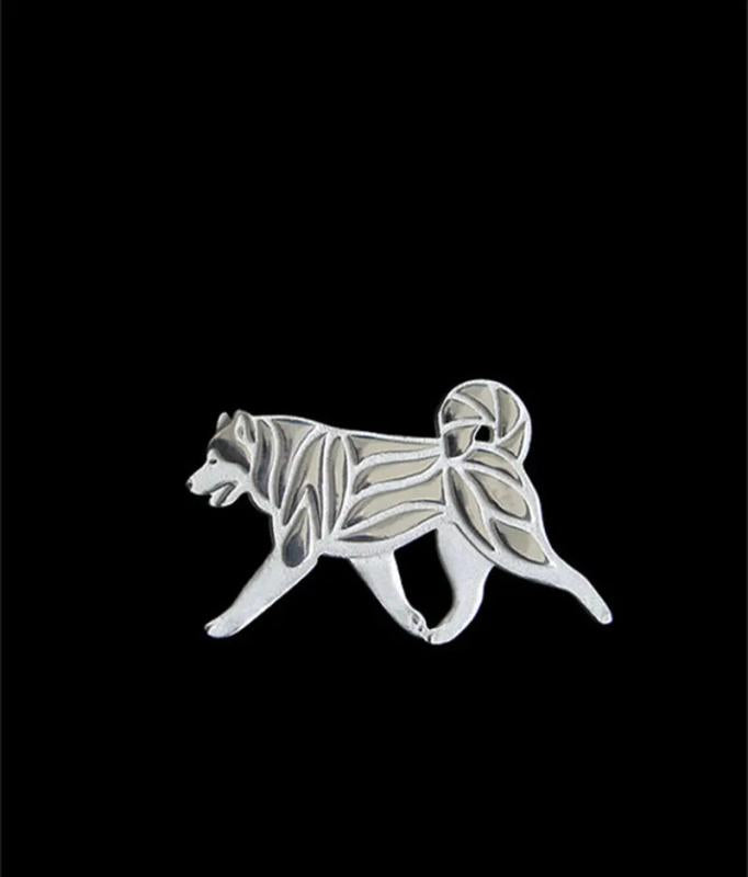 Alaskan Malamute Lapel Pin - Men and Women Movement Brooch
